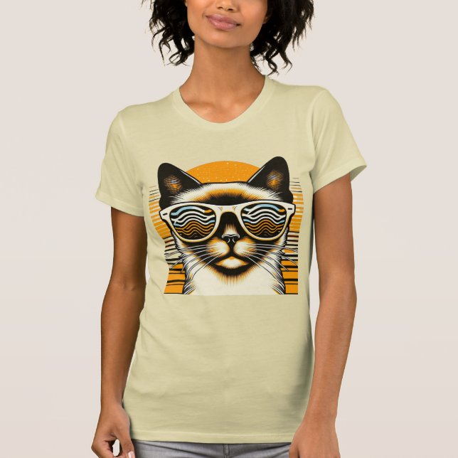 T-shirt Cat Sun (Devant)