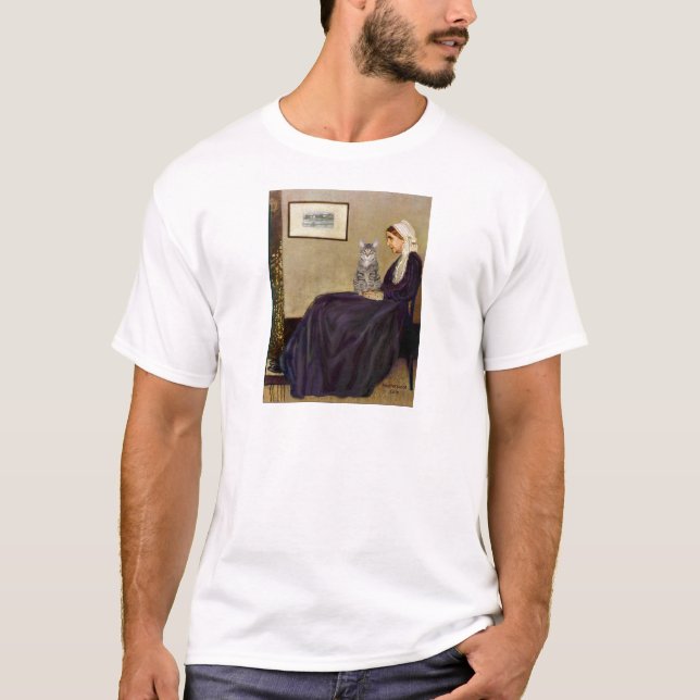 T-shirt CAT (Tabby 1) - La mère de Whistler (Devant)