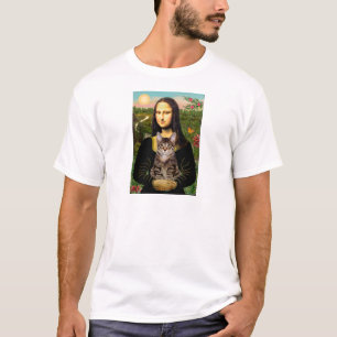 T-shirt CAT (Tabby) - Mona Lisa
