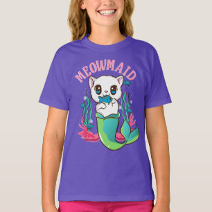 T-shirt Cat Unicorn Meowmaid