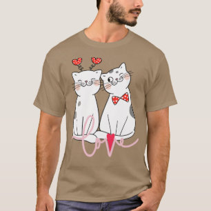 T-SHIRT CAT VALENTINES JOUR J'AIME MA CUISINE