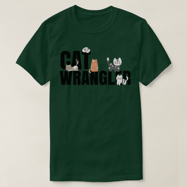 T-shirt Cat Wrangler T  (Design devant)