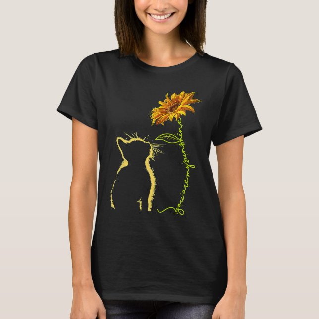 T-shirt Cat You Are My Sunshine  Cats (Devant)