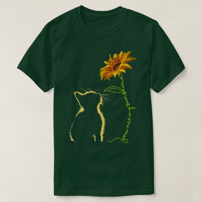 T-shirt Cat You Are My Sunshine Cats  (Design devant)