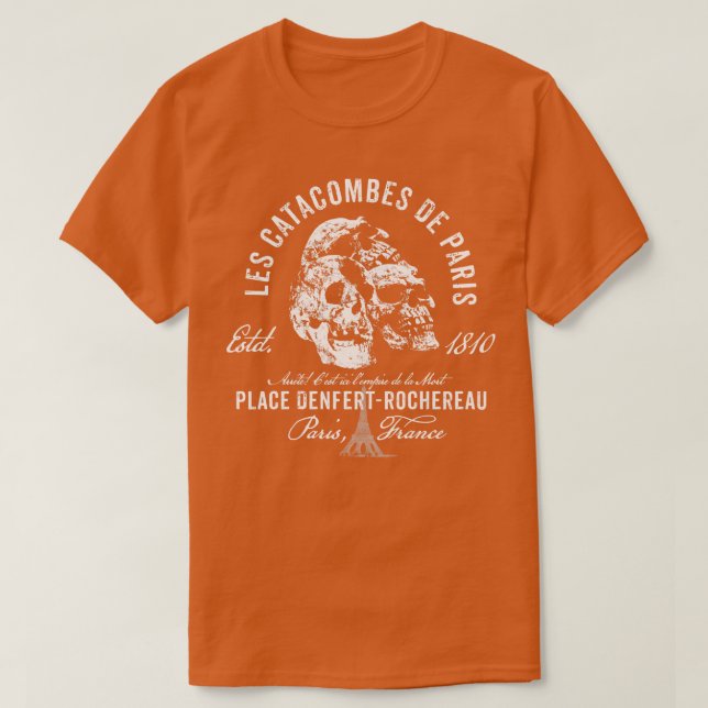 T-shirt Catacombes de Paris (Design devant)