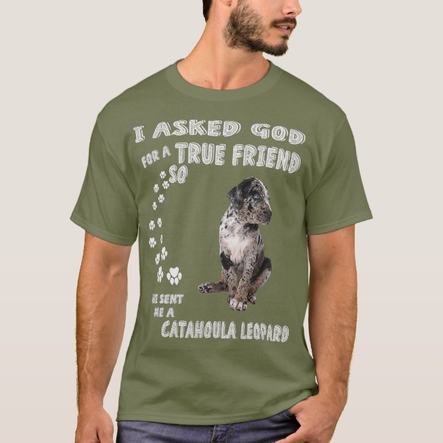 T-shirt Catahoula Cur Papa Maman Cur Cur Cur Cur Cur Cur C (Devant)