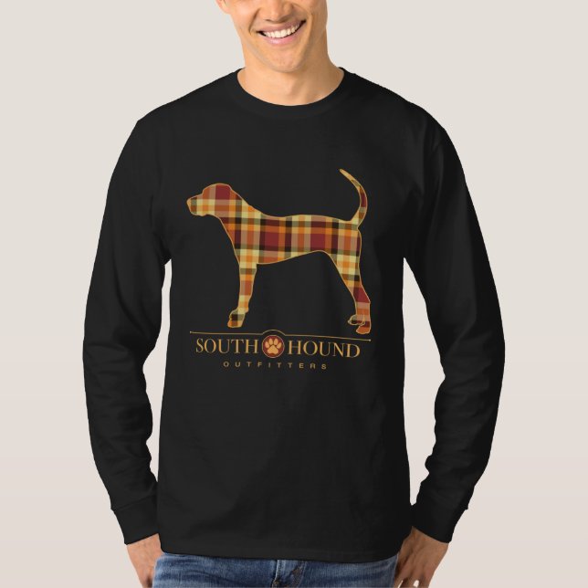 T-shirt Catahoula Leopard Dog Autumn Plaid Pattern (Devant)