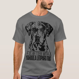 T-shirt CATAHOULA LEOPARD Vie de chien mieux chien maman c