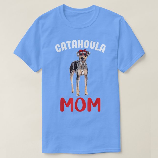 T-shirt Catahoula Maman Funny Catahoula Leopard Chien Mama (Design devant)