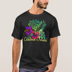 T-shirt Catalina Island Beach Tropic Travel Surf Tee