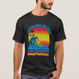 T-shirt Catalina Island Rétro Surf & Beach Souve