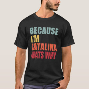 T-shirt Catalina Je suis tout le monde parle de Catalina