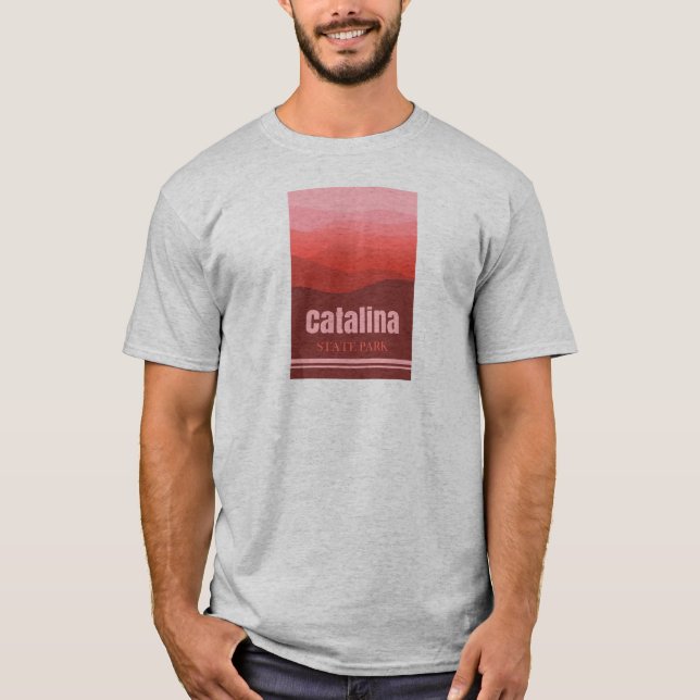 T-shirt Catalina State Park Arizona Red Hills (Devant)