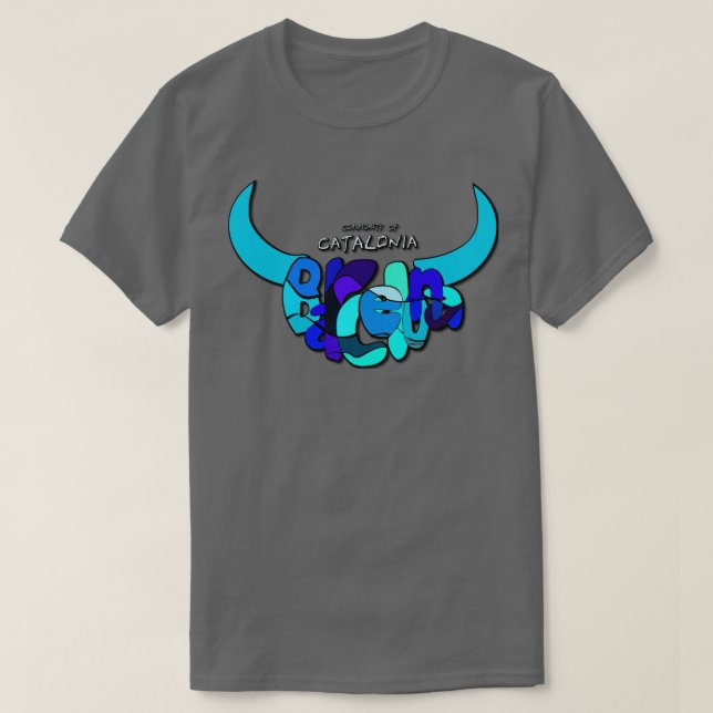 T-shirt Catalogne de Barcelone (Design devant)