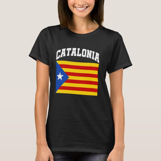 T-shirt Catalogne Indépendante Catalogne Pride des Racines (Devant)