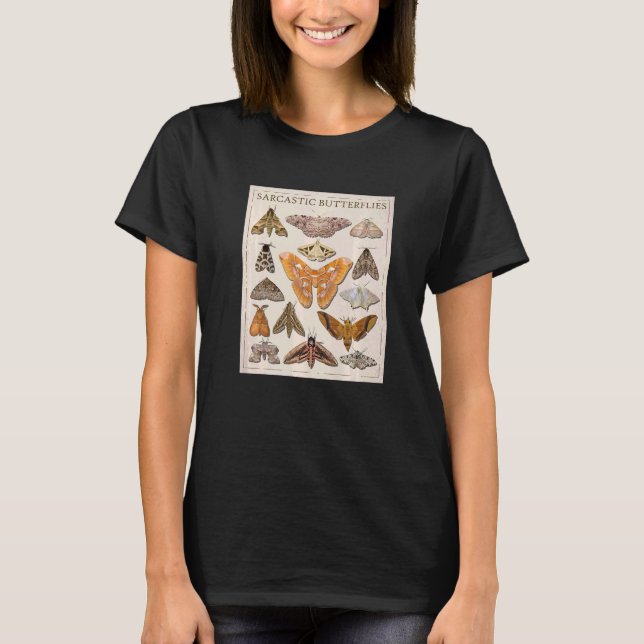 T-shirt Catalogue Sarcastique Papillon papillon (Devant)