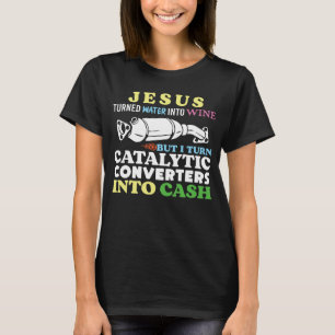 T-shirt Catalytic Converter Humour foncé Sarcastique Etran