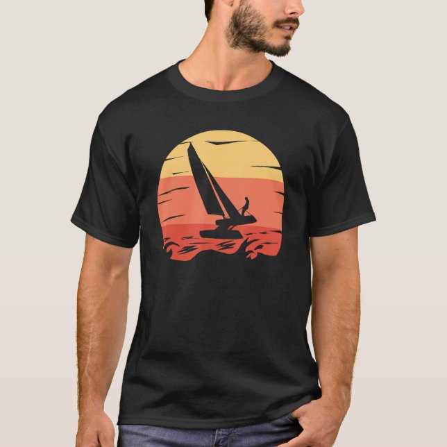 T-shirt Catamaran Boat Sailing 1 (Devant)