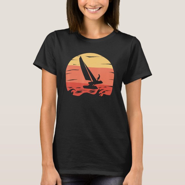 T-shirt Catamaran Boat Sailing 1 (Devant)