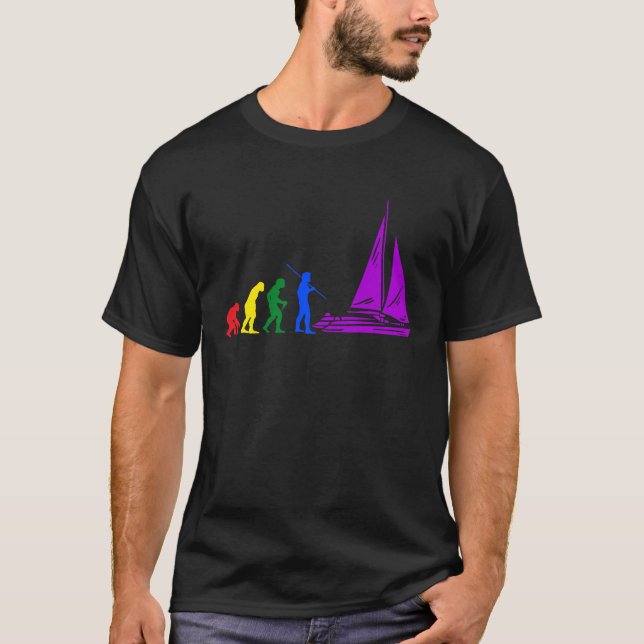 T-shirt Catamaran Captain Veil Evolution (Devant)