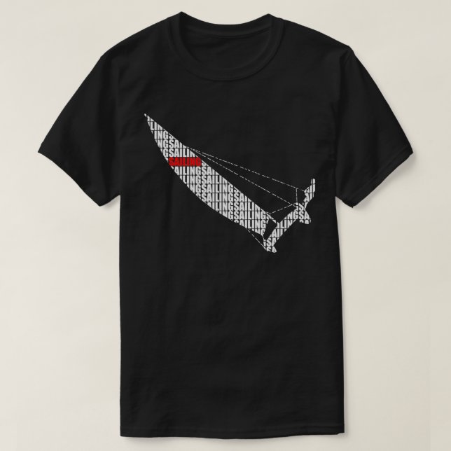 T-shirt Catamaran en SAILING (Design devant)