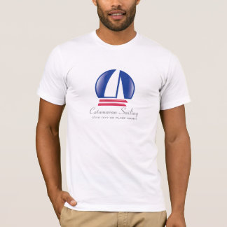 T-shirt Catamaran Sailing_Pontoon Racing_BlueMoon modèle