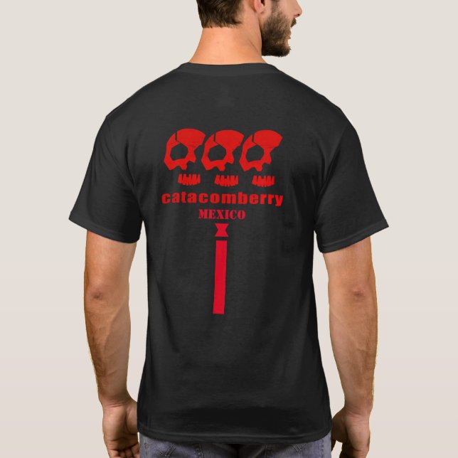 T-shirt catamarre 3 têtes d'os (Dos)