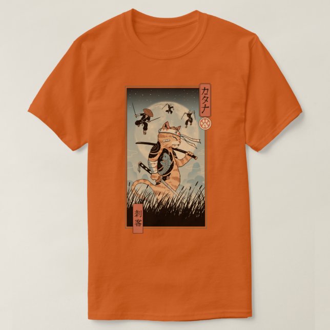 T-shirt Catana le Dernier combat Ukiyoe (Design devant)