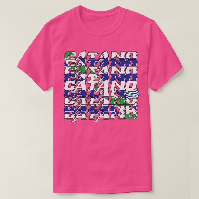 T-shirt Catano Cascade texte 1 (Design devant)