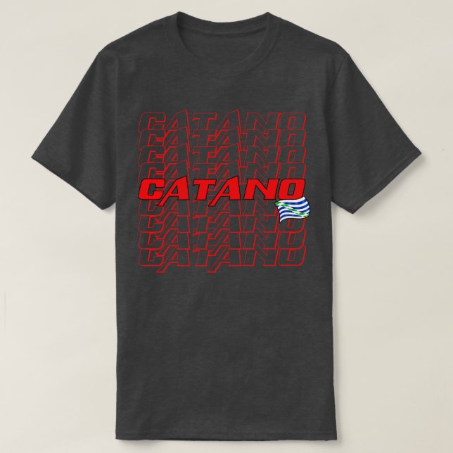 T-shirt Catano Cascade texte 3 (Design devant)