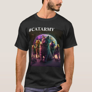 T-shirt #CATARMY Joyeux Nouvel An Officiel #Hoomans SnarkY