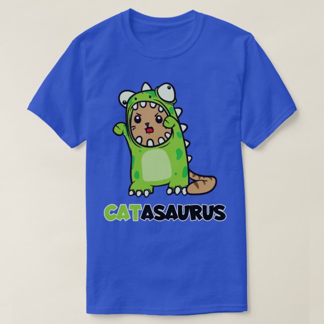 T-shirt Catasaurus Chat Dino Costume Dinosaur (Design devant)