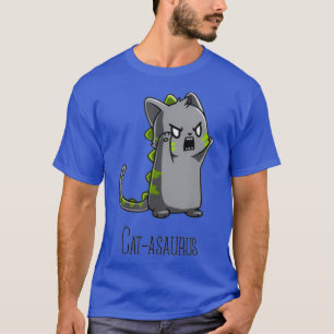 T-shirt Catasaurus Kitten Kitty Dinosaur T-Rex Dino Chat