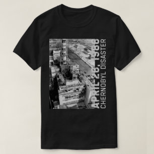 T-shirt Catastrophe de Tchernobyl 1986