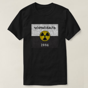 T-shirt catastrophe de Tchernobyl 1986