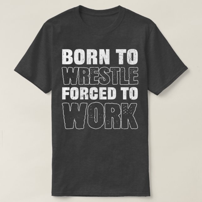 T-shirt Catch de All Wrestler et Wrestling Lovers 1 (Design devant)