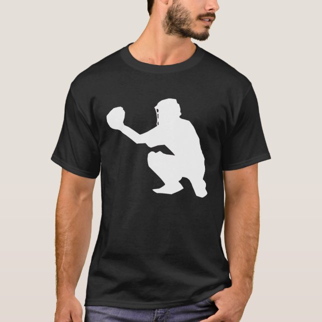 T-shirt Catcher Baseball (Devant)