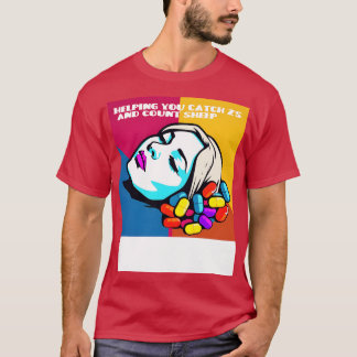 T-shirt Catching Zs et compter les moutons