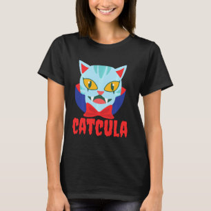 T-shirt Catcula Cat Vampire Dracula Vampirina Halloween Co