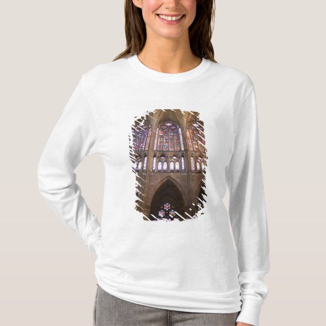 T-shirt Catedral de León, vitraux intérieurs (Devant)