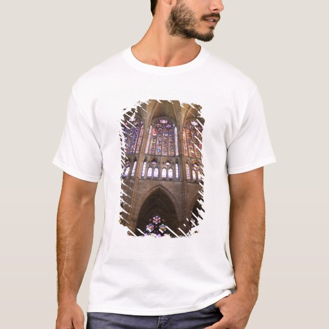 T-shirt Catedral de Leon, vitraux intérieurs (Devant)