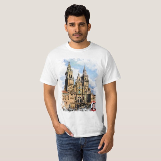 T-shirt Catedral de Santiago de Compostela (Devant entier)