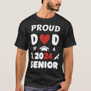 T-shirt Catégorie 2024 - Année supérieure - Fier père - Se