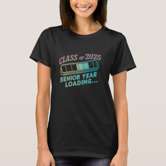 T-shirt Catégorie 2025 Année supérieure Chargement amusant