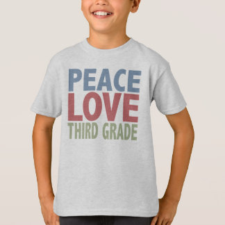 T-shirt Catégorie d'amour de paix troisième