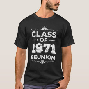 T-shirt Catégorie De 1971 Réunion Catégorie De 71 Réun