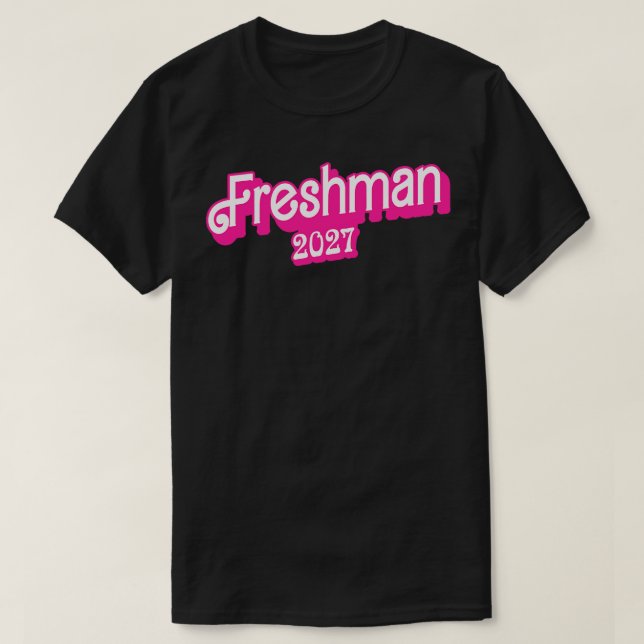 T-shirt Catégorie de cadeaux Freshman 2027 Funny Freshman  (Design devant)
