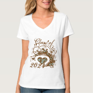 T-shirt Catégorie de diplômés de 2012 Invitation et cadeau