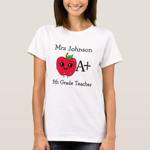 T-shirt Catégorie personnalisée et nom de l'enseignant mig