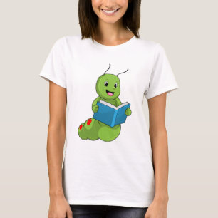 T-shirt Caterpillar à lire avec livre